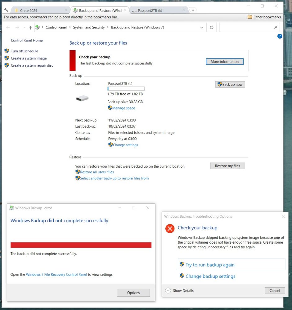 Backing up Windows 10 – The Walrus Blog